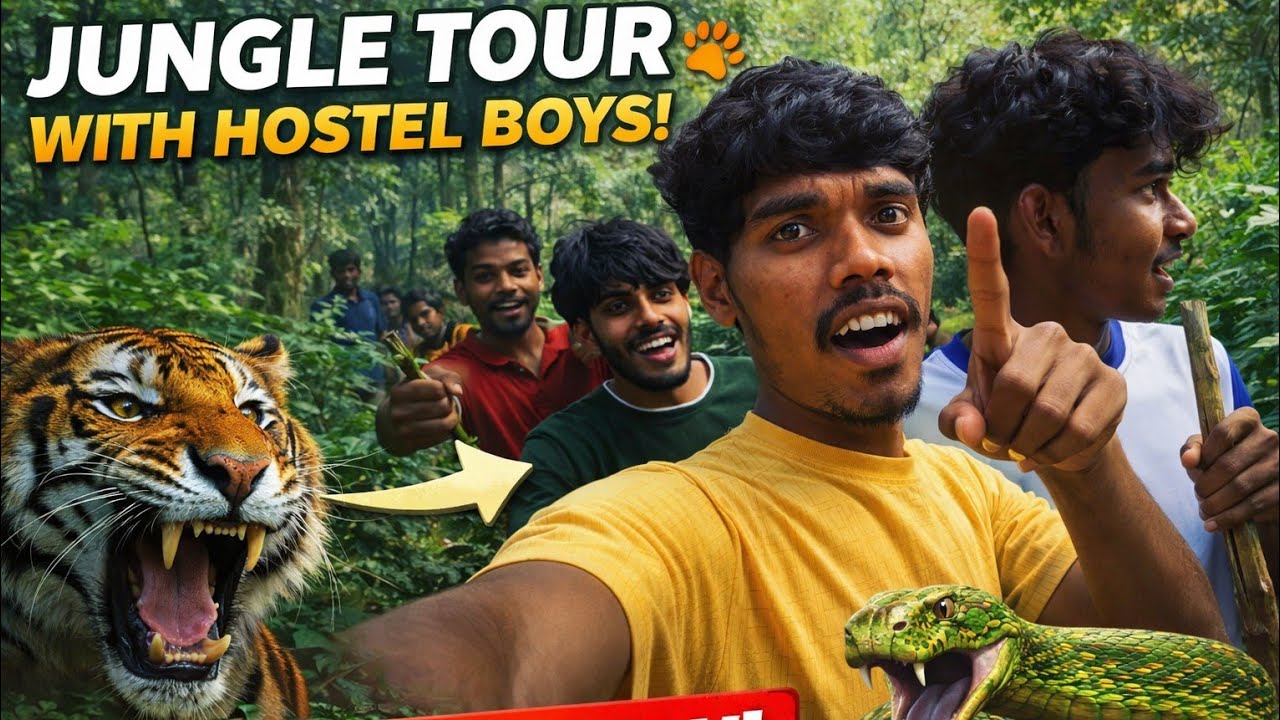 👉 “Jungle Mein Lost Ho Gaye 😱 Hostel Boys Adventure Vlog