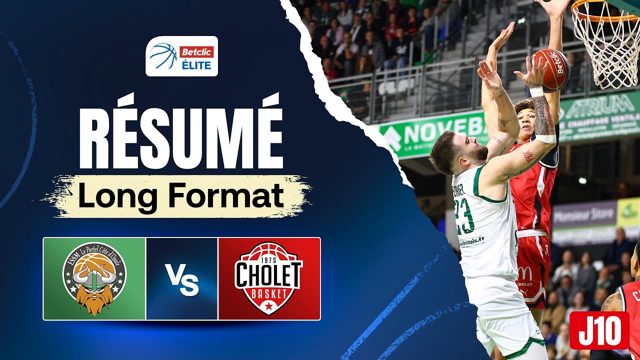 Le Portel vs Cholet - Résumé Long format - Betclic ELITE J10