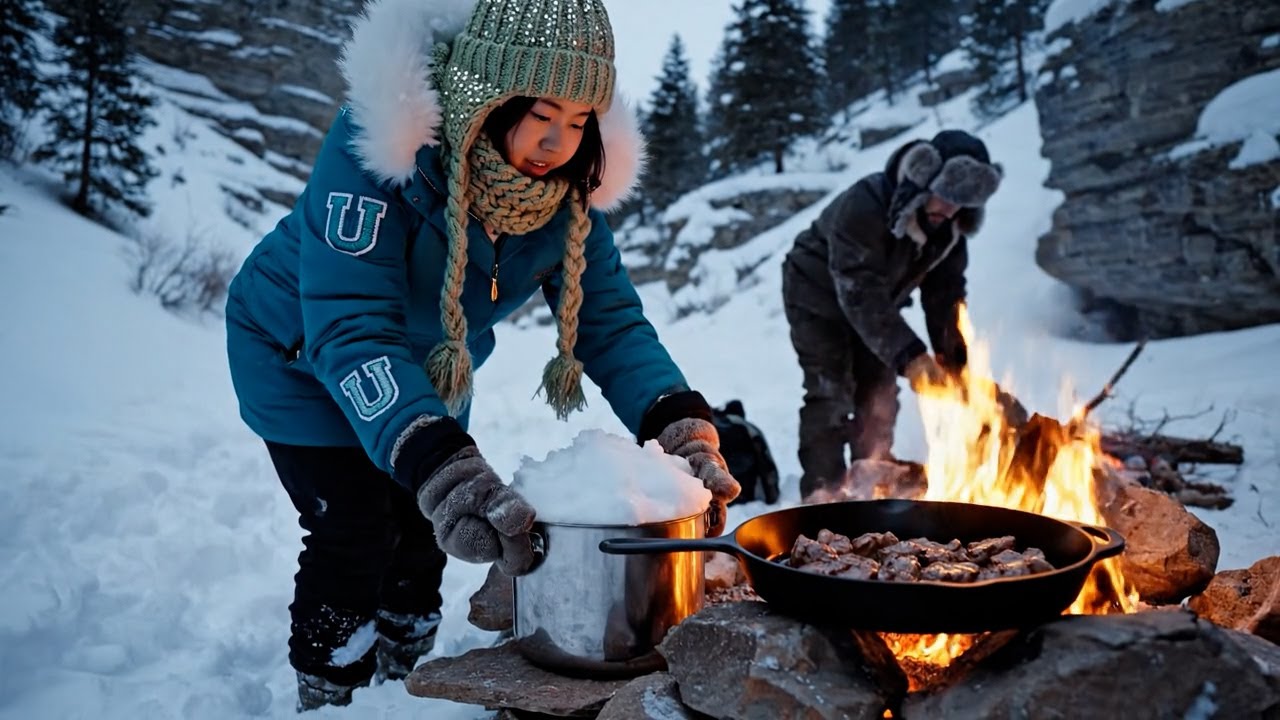 We Are Alone at  71°C Surviving Winter in a Remote Cabin  Life in Yakutia