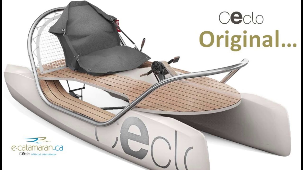 Full line electric pedal boat - E Catamaran - Ceclo