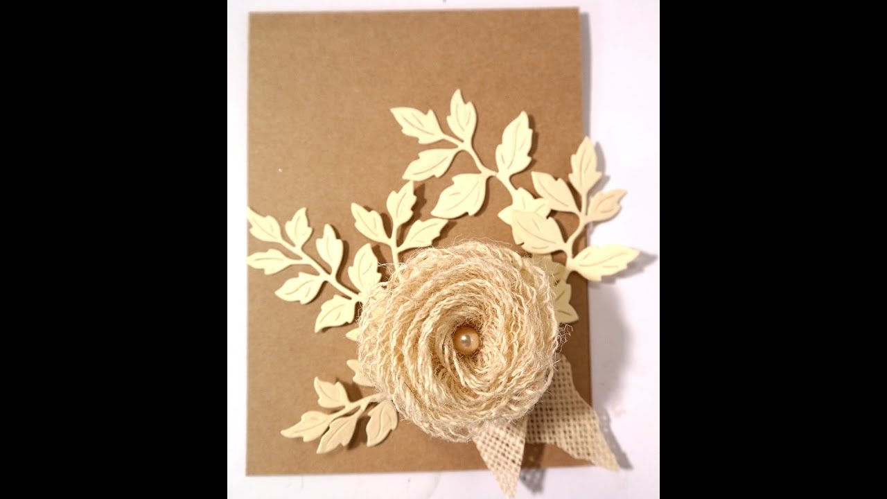 Making Flowers with Jute Cord
