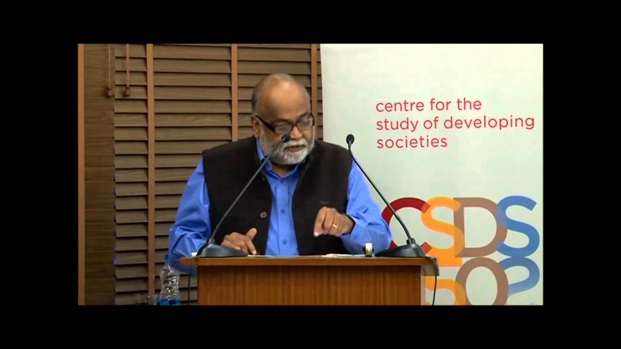Arjun Appadurai at CSDS, Golden Jubilee Lecture