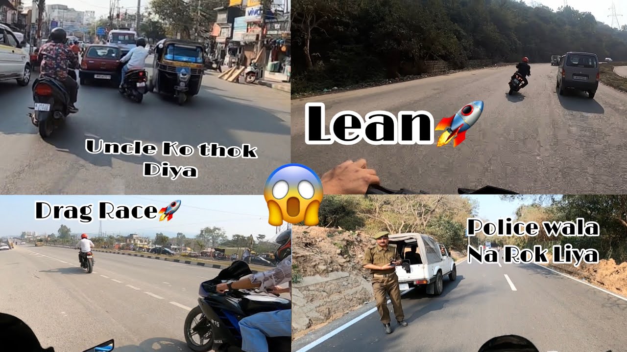 R15🆚Ns200🆚Rs200 Drag Race😱 Police Wala  Na Rok Liya🥹 Gone wrong 😑 Rs200🚀