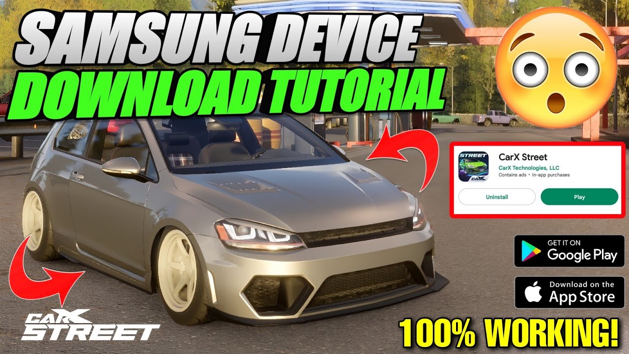 CARX STREET SAMSUNG DEVICE DOWNLOAD TUTORIAL 100% WORKING | CARX STREET ANDROID