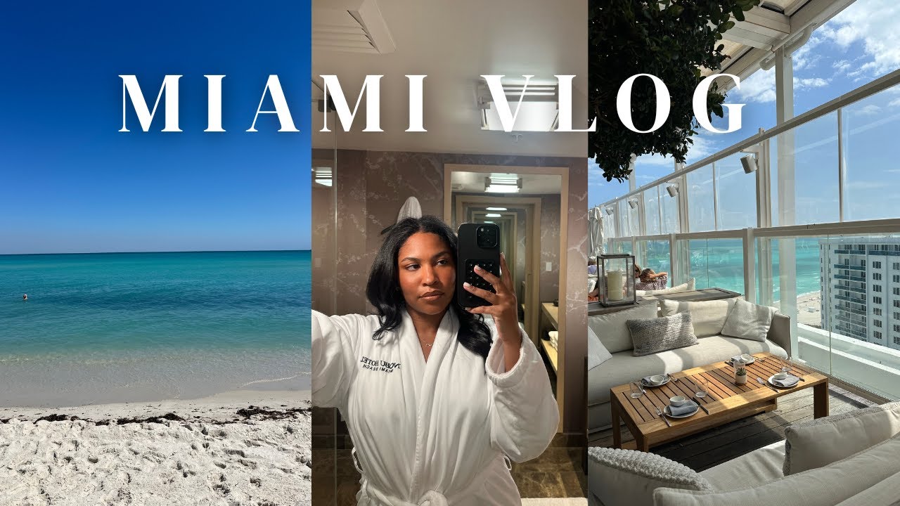 72 HOURS IN MIAMI | nobu hotel, 1 hotel spa, beach day, unrivaled basketball game & more