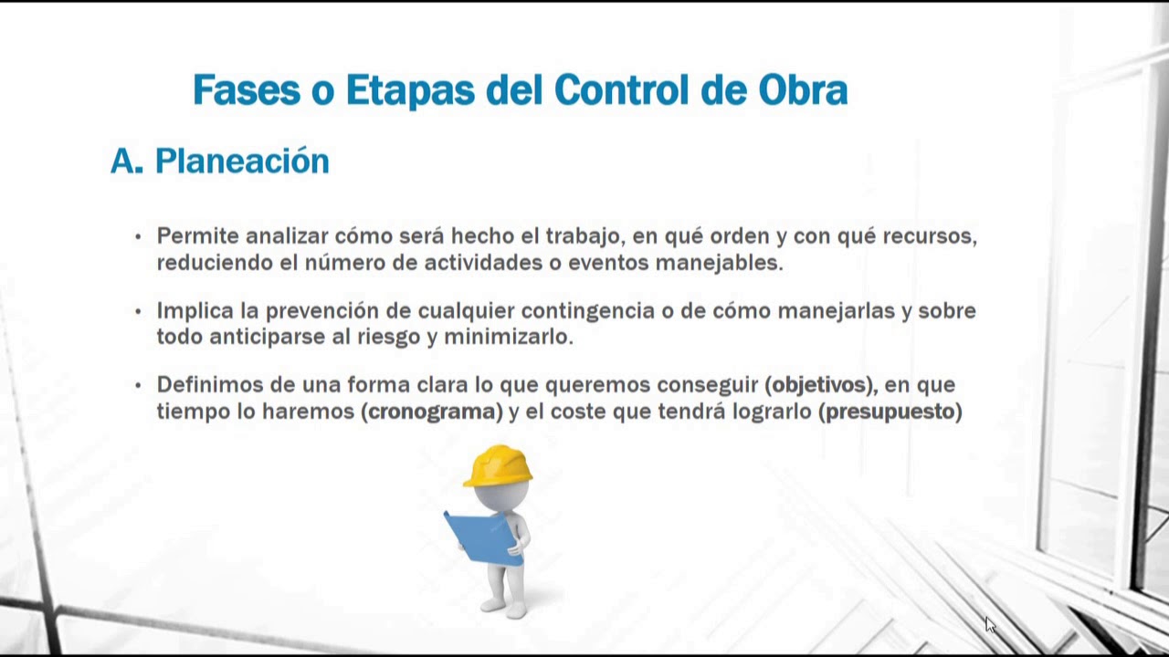 Curso Control de Obra Oficial