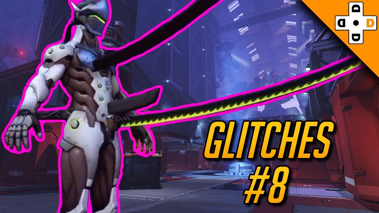 Overwatch Funny Glitches & Lag #8 - GENJI HAS A SWORD D!CK!? | Highlights Montage