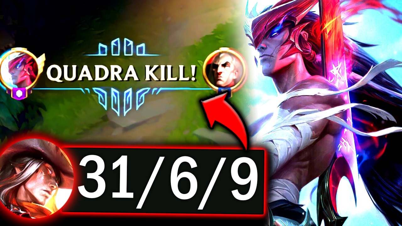 YONE TOP IS LITERALLY A 1V5 QUADRA KILL MACHINE (BROKEN) - 2026 Yone TOP Gameplay Guide