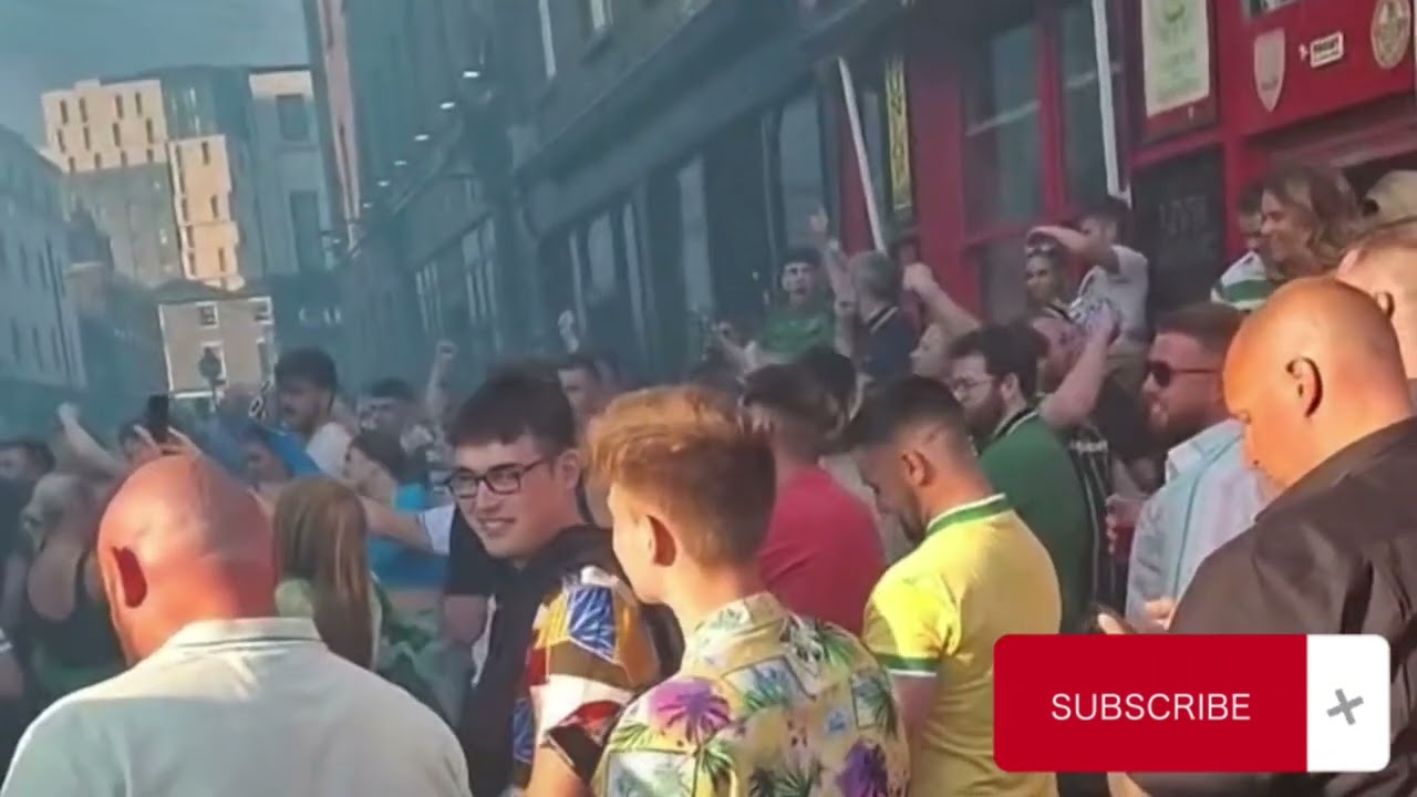 Celtic Fans Go Wild In Liverpool After Historic Treble Win
