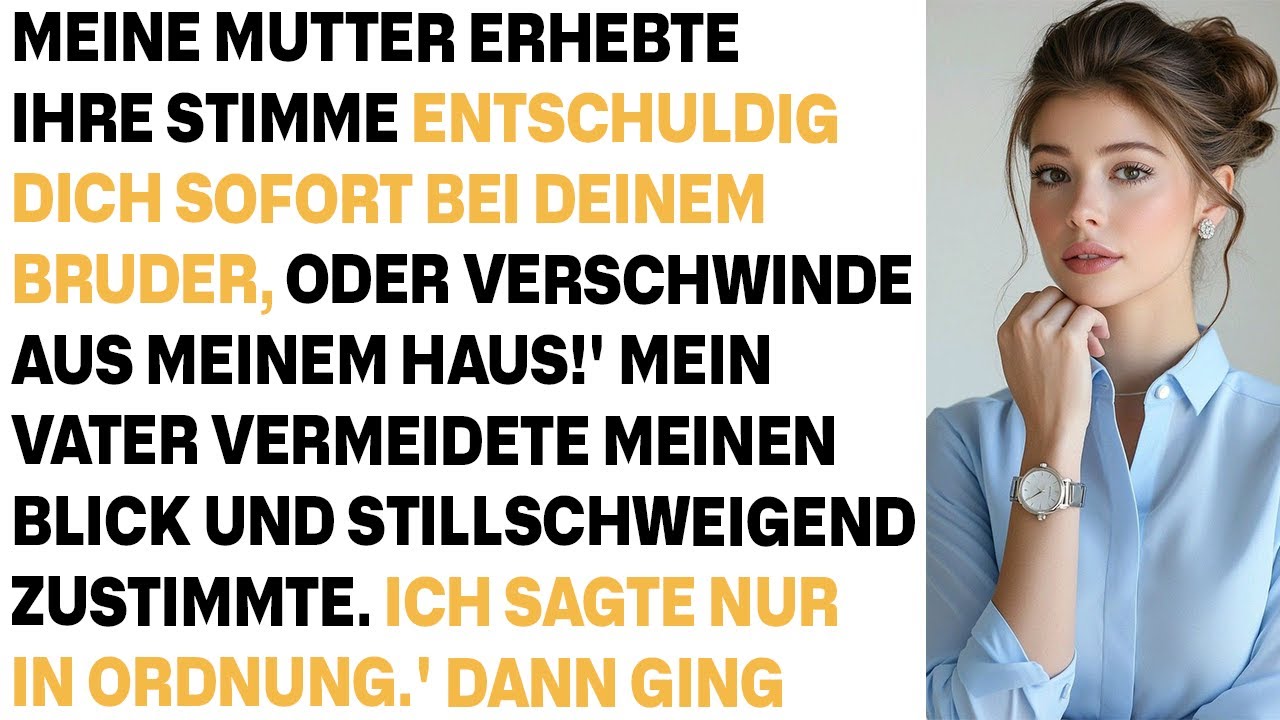 Meine Mutter schrie: „Entschuldige dich oder raus aus meinem Haus!“ Ich sagte: „Verstanden