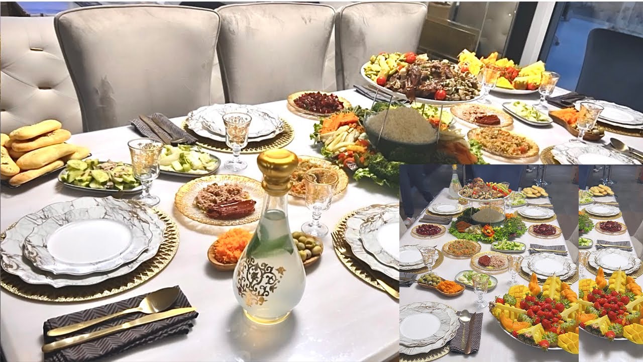 Épaule Mariné Au four/Jardinière de légumes/ repas pour l’aid Al fitr 😊