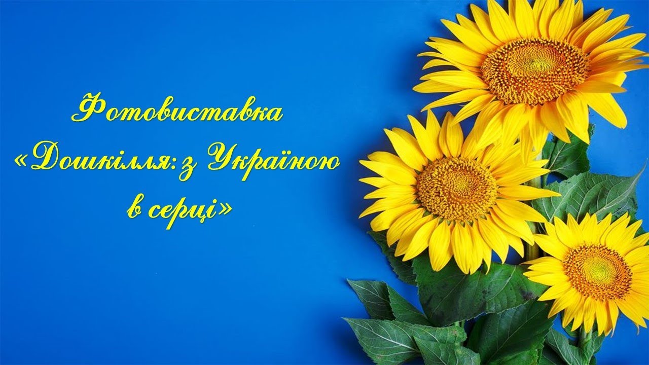 Міська фотовиставка“Дошкілля з Україною в серці”  КЗДО КТ № 295 КМ