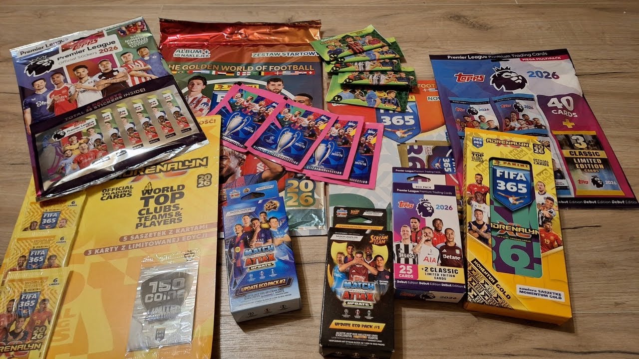 HIT!!! MEGA MIX UNBOXING - OTWIERAM KILKA KOLEKCJI WPADA MEGA KARTA!!! | Sebeq19801