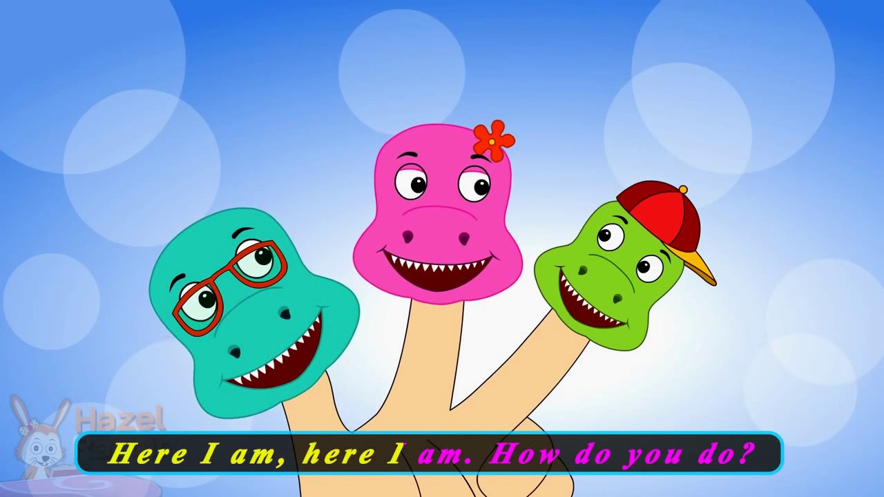 Finger family dinosaurs! daddy finger family song for children | animated nursery rhymes
