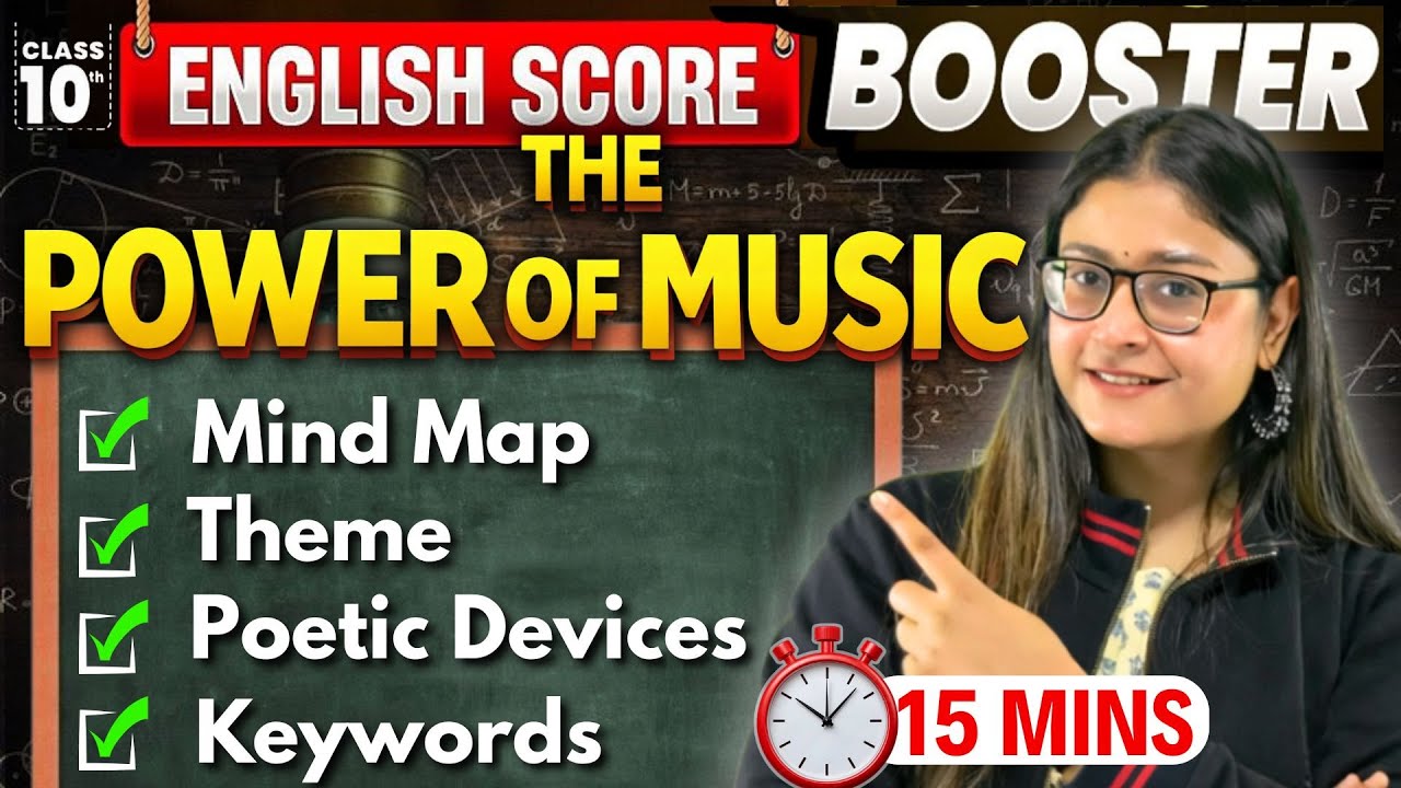 The Power Of Music 🔥 ICSE Class 10 English Score Booster | Quick Summary | ICSE 2026 | Nikita Mam