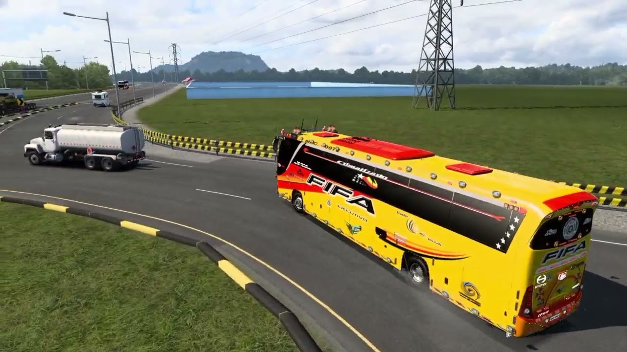 Transportes FIFA 24, replica para el juego, ruta: Vinces - Guayaquil (Directo) , ATS ECUADOR