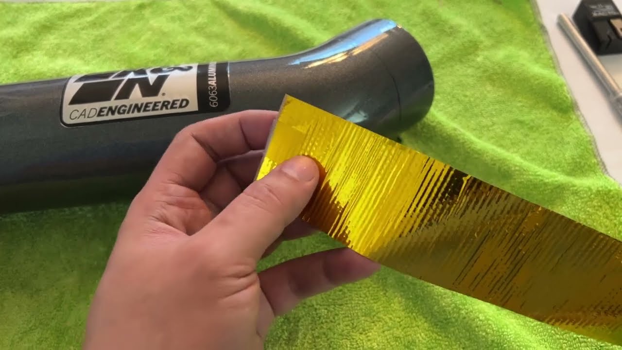DEI Gold Tape Install on K&N Cold Pipe | Kia K5 GT-Line (1.6L AWD) DIY Heat Wrap
