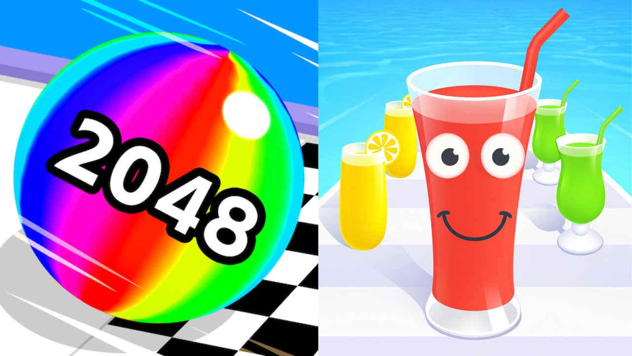 Ball Run 2048 vs Juice Run 🔥 Satisfying ASMR Gameplay | New Update 2026 | Android & iOS