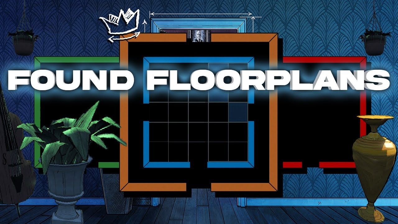 All of the Secret Found Floorplans in Blue Prince