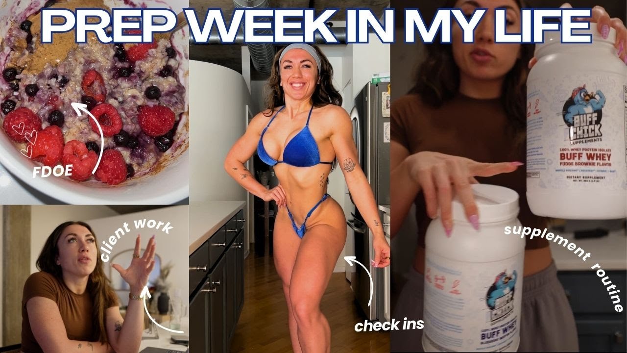 PREP VLOG  | Check ins, starting protocol, supplements, daily routines + training