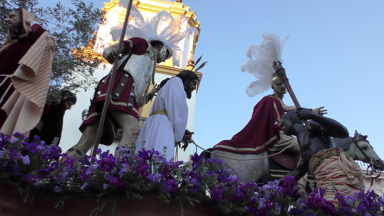 Nuestro Padre Jesús del Prendimiento. 4K. Tribuna. Domingo de Ramos. Ronda 2017