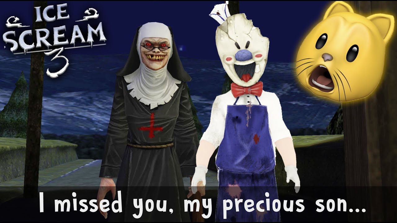 Ice Scream 3 SECRET ENDING - EVIL NUN IS ROD'S MOM!?!