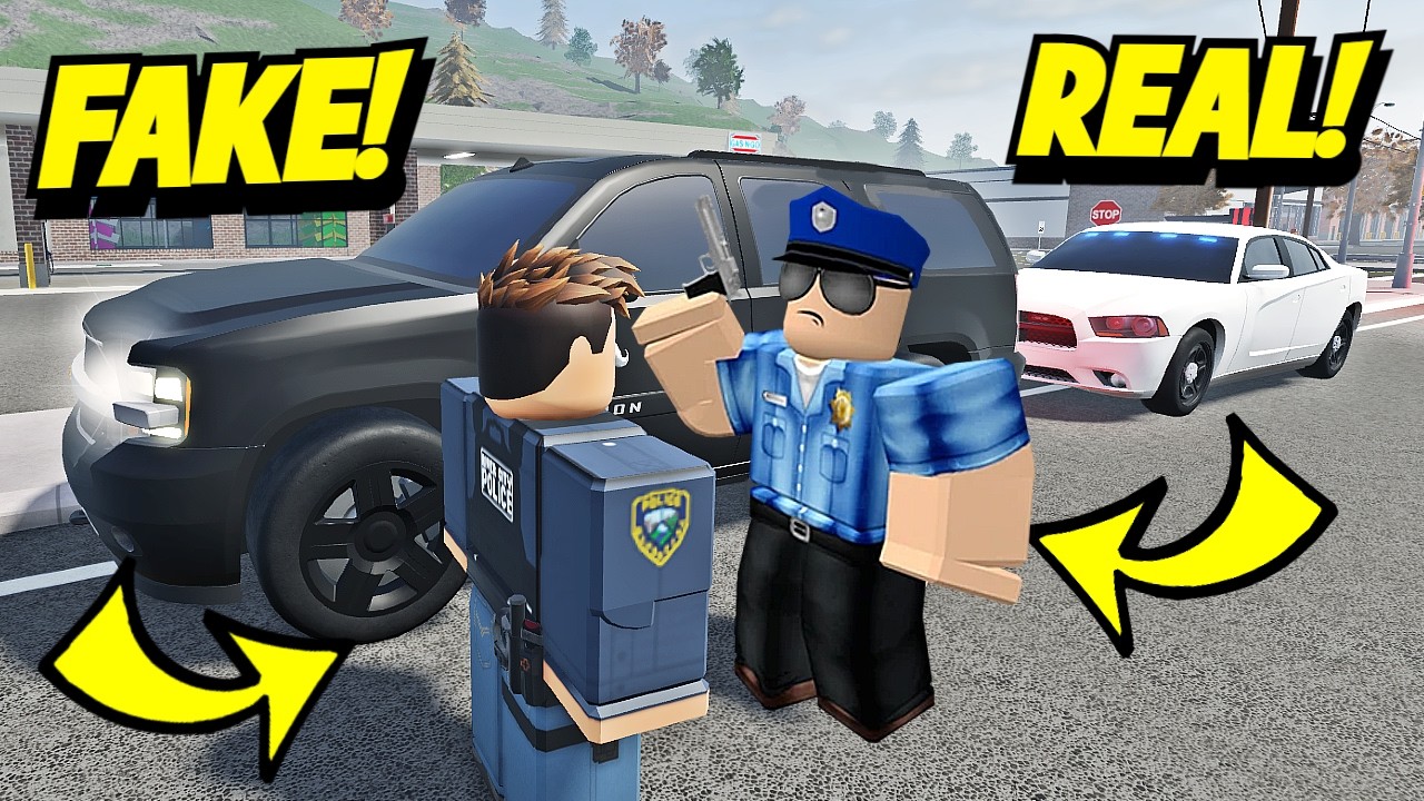 I became a *FAKE* cop in ER:LC!!