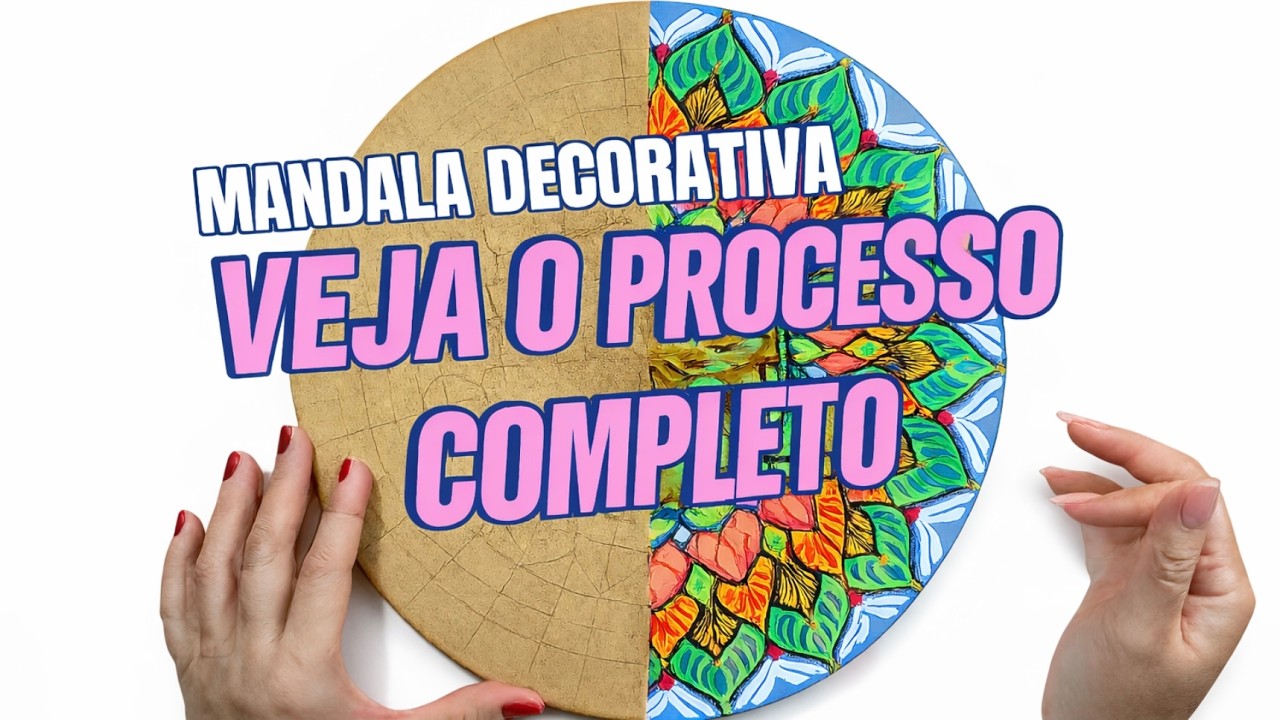 MANDALA DO ZERO - Desenho e Pintura Completa (Vídeo Relaxante)