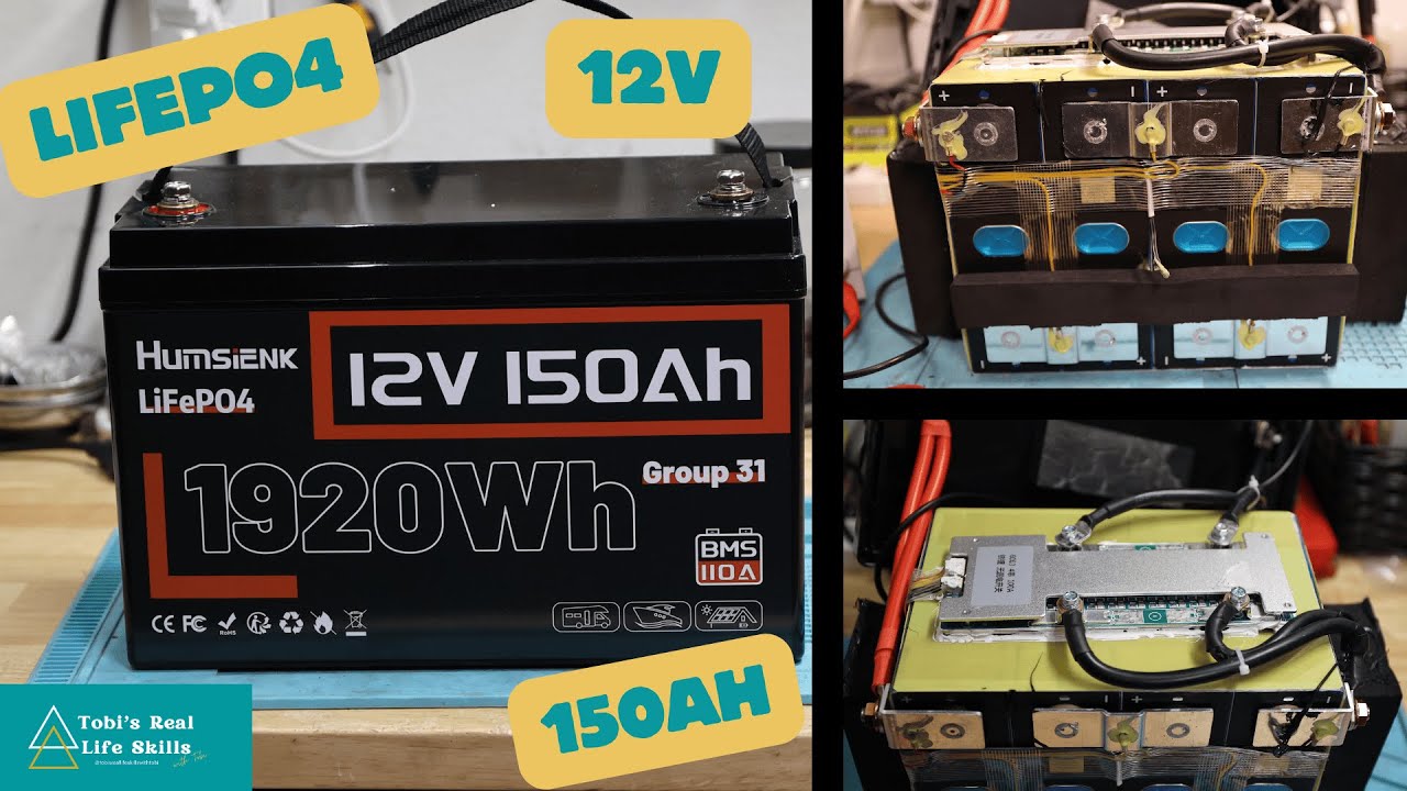 More battery power in a Group 31 Housing HUMSIENK 12 V 150Ah LiFePO4