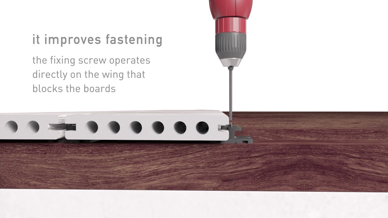 RemoClip - installation of WPC deck boards