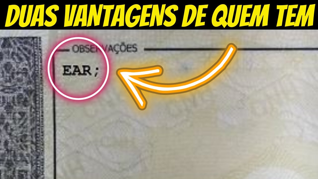 🚨VOCÊ SABIA? LEI BENEFICIA SÓ QUEM TEM EAR NA CNH
