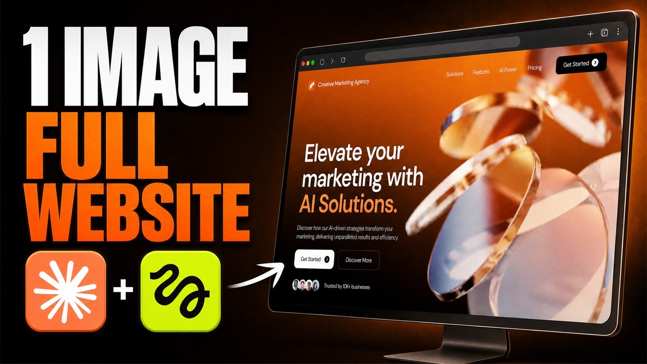 Claude + Higgsfield Can Build Websites That Look This Good