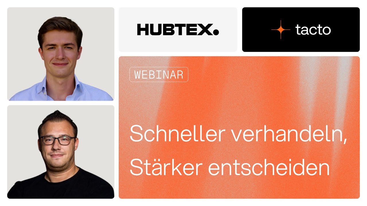 Schneller verhandeln, stärker entscheiden | Tacto Webinar