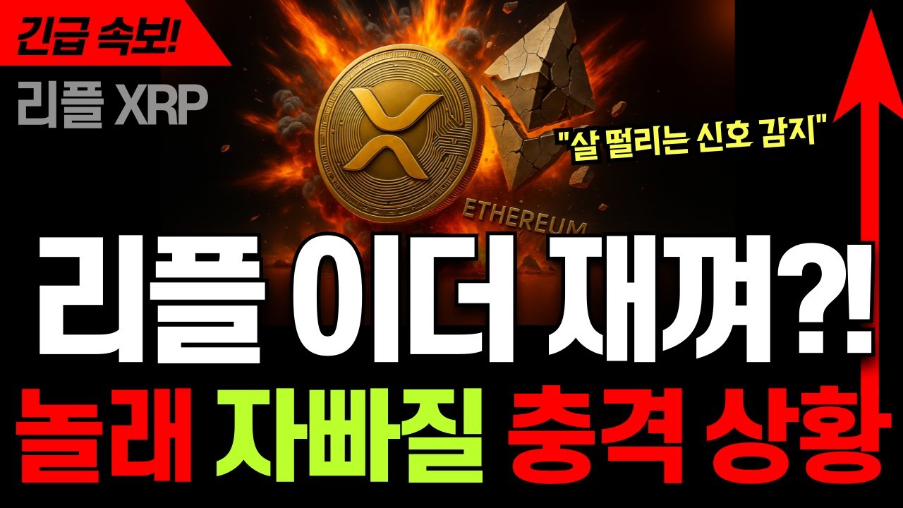 리플 XRP 전망 🚀 엑스알피 코인 '리플 이더리움 재꼈다!' ⚡ 놀래 자빠질 '살 떨리는 신호' 감지됐습니다