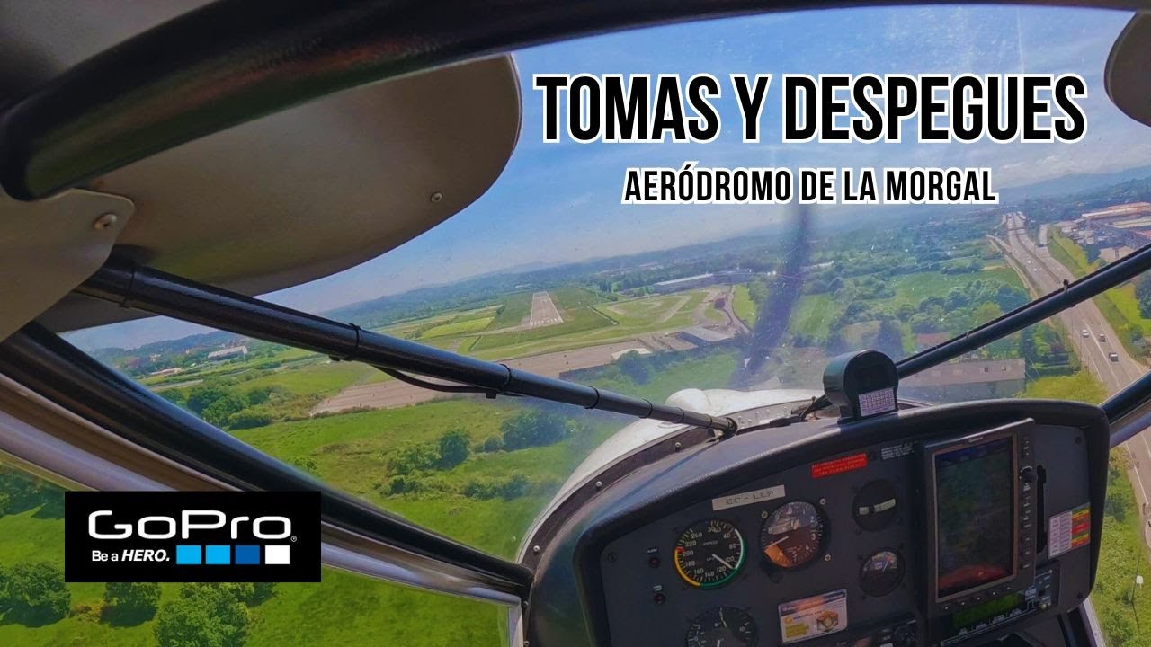 [Vuelo Ultraligero] Tomas y Despegues - Aeródromo de La Morgal - Aeroprakt A22L2 (Full HD)