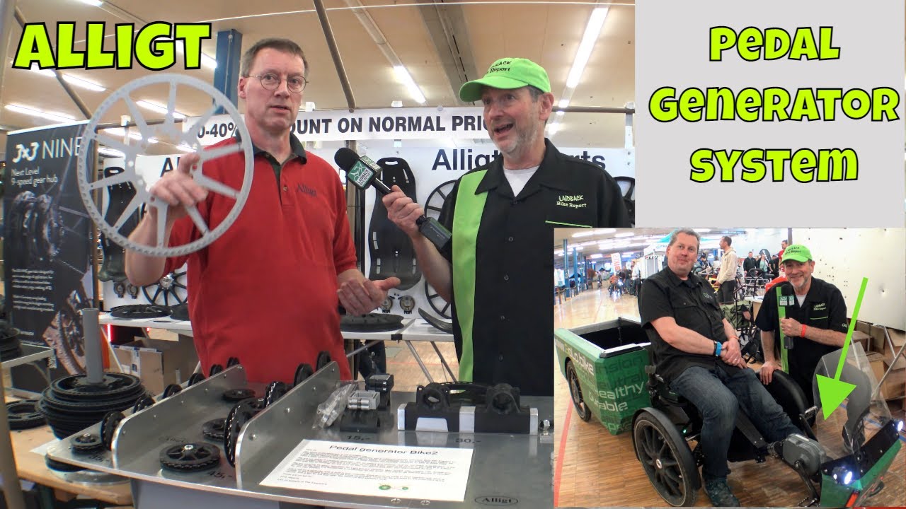 Alligt's Pedal Generator System -Spezi 2023 Booth Interview