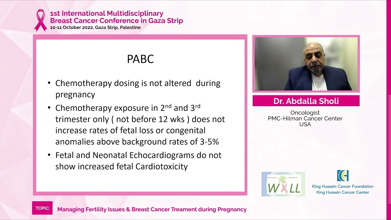 Dr.Abdalla Sholi-Pregnancy Associated Breast Cancer- Breast Cancer Conference-Gaza Oct 11th/ 2022