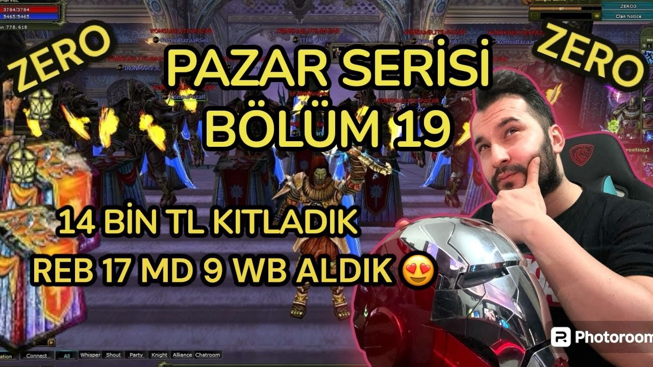 KNİGHT ONLİNE ZERO DA 15 PC İLE PAZAR SERİSİ #BÖLÜM19 610GB KAR YAPTIK TOPLAM 2026 GÜNCEL! ÇEKİLİŞ!