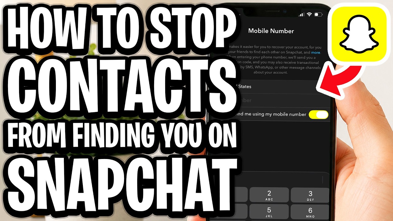 How To Stop Phone Contacts From Finding You On Snapchat - Full Guide
