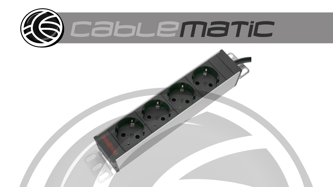 Regleta de enchufes rack 10