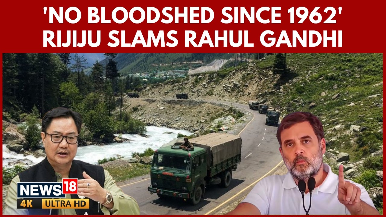 Kiren Rijiju Slams Rahul Gandhi, Defends PM Modi During Galwan Crisis Controversy | 4K
