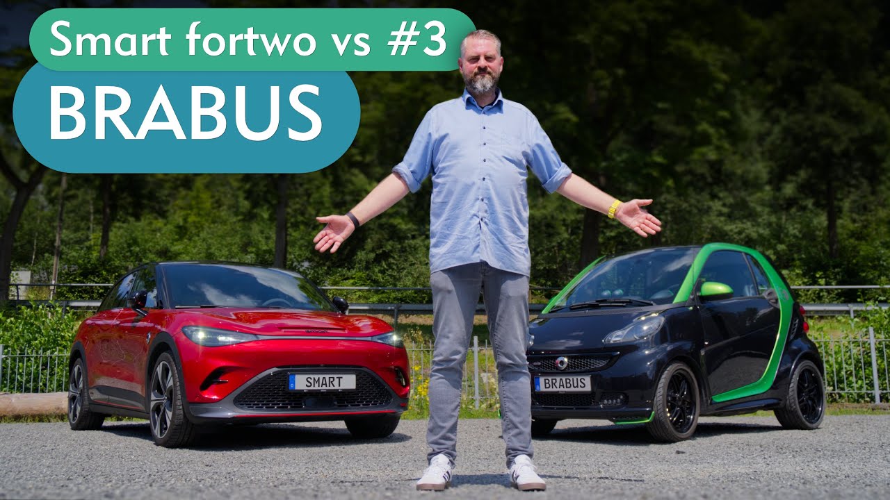 Smart BRABUS Electric — Vergleich zwischen smart #3 und smart Fortwo