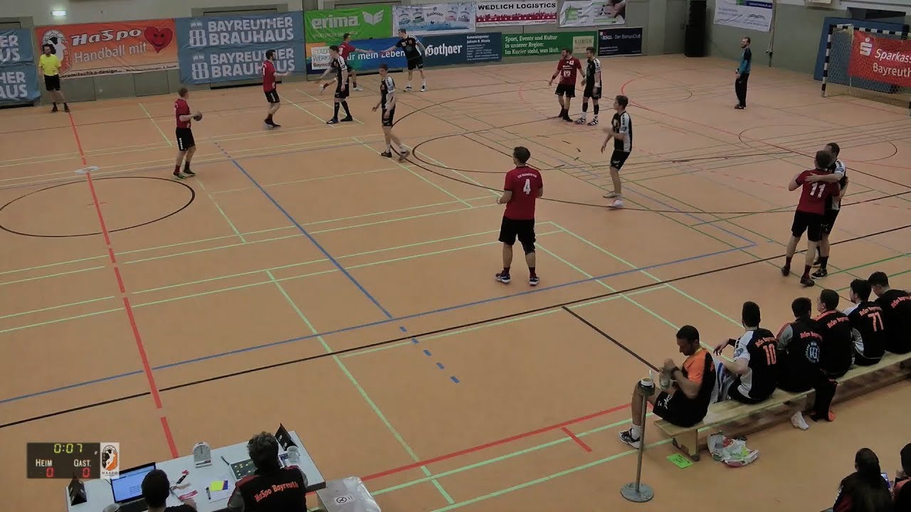 HaSpo Bayreuth – TSV Haunstetten, 1.Halbzeit (30.03.2019, Herren Bayernliga)