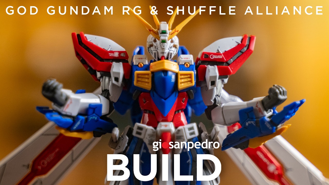 Burning Gundam RG + Shuffle Alliance ASMR Build