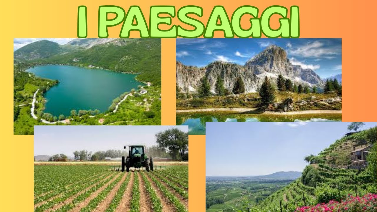 I PAESAGGI. Geografia per IMMAGINI! classe seconda. 