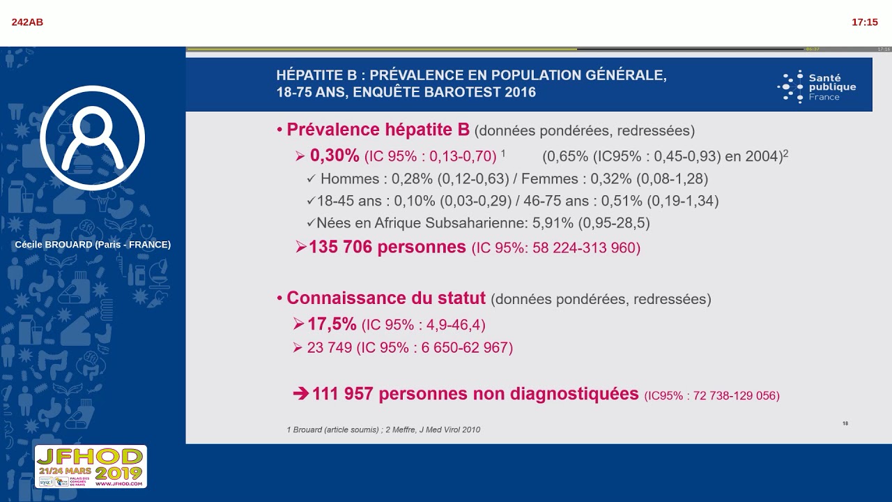 Hépatites B et C : dernières données épidémiologiques - C. BROUARD