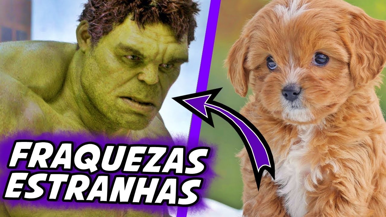 AS FRAQUEZAS MAIS ESTRANHAS DOS PERSONAGENS DOS QUADRINHOS (HULK, DEMOLIDOR, SHAZAM E MAIS!)