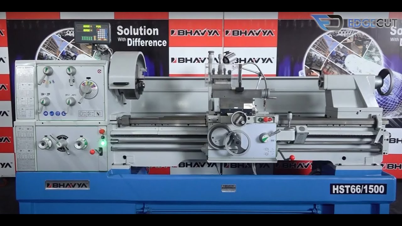 High Speed All Geared Lathe Machine (Model – HST66/1500) - Bhavya Machine Tools