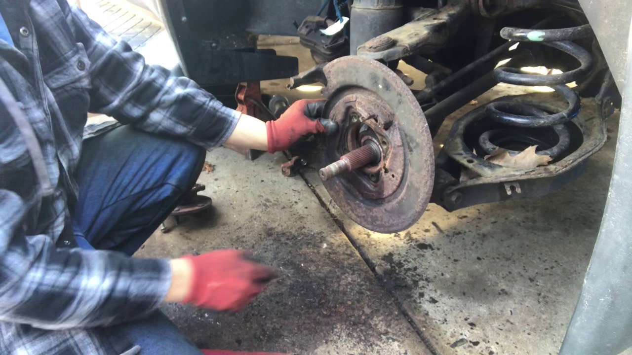 2008 Nissan Armada rear wheel bearing replacement