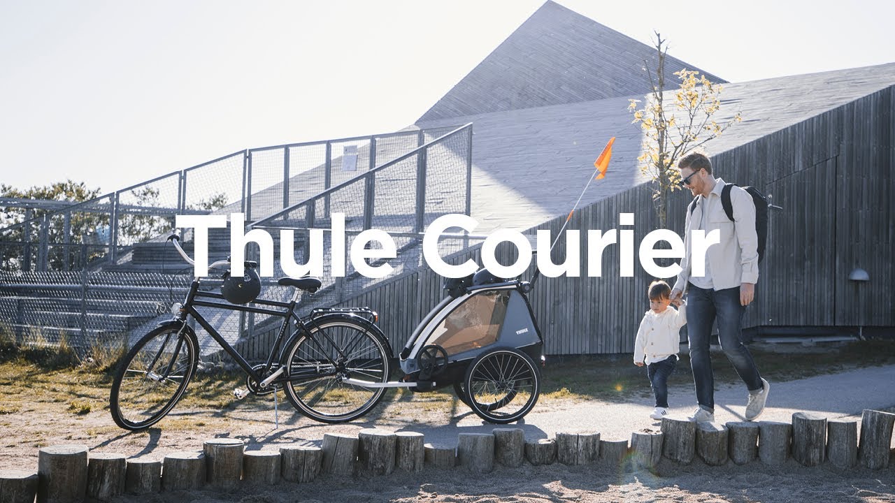 For kids, cargo and dogs | Thule Courier bike trailer